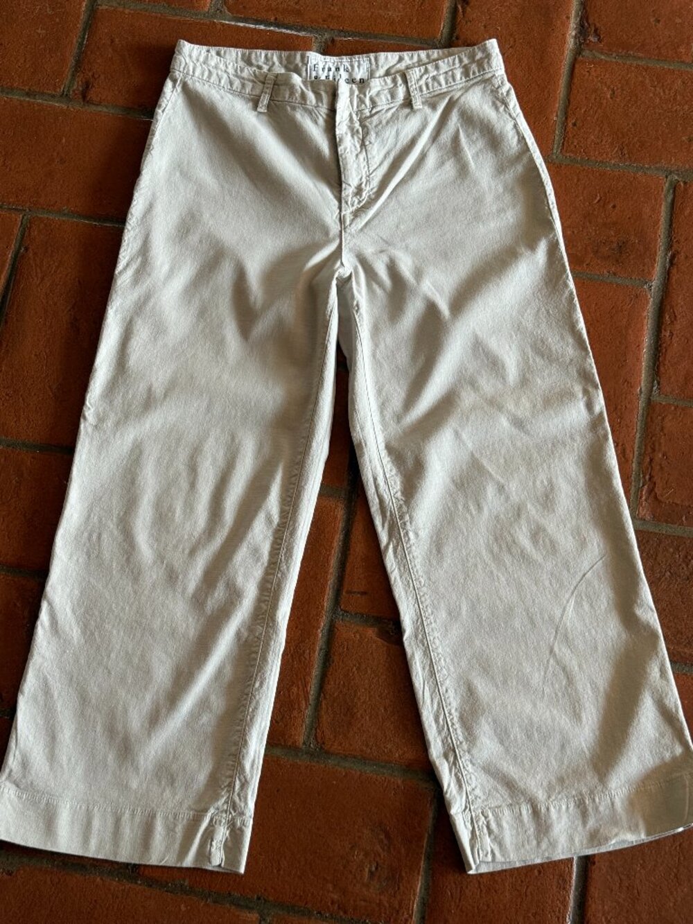 Frank & Eileen WEXFORD Italian Linen pants size 10